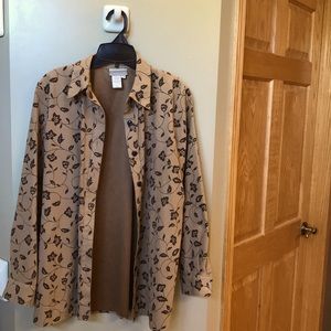 Coldwater Creek, size Small, Button Down Shirt-Big Shirt